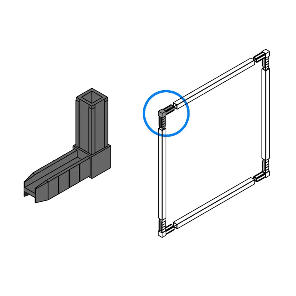 Коннектор Santreyd для сборки мебельных конструкций 15×15 мм 82693910 STLM-0034278 - Вид №8
