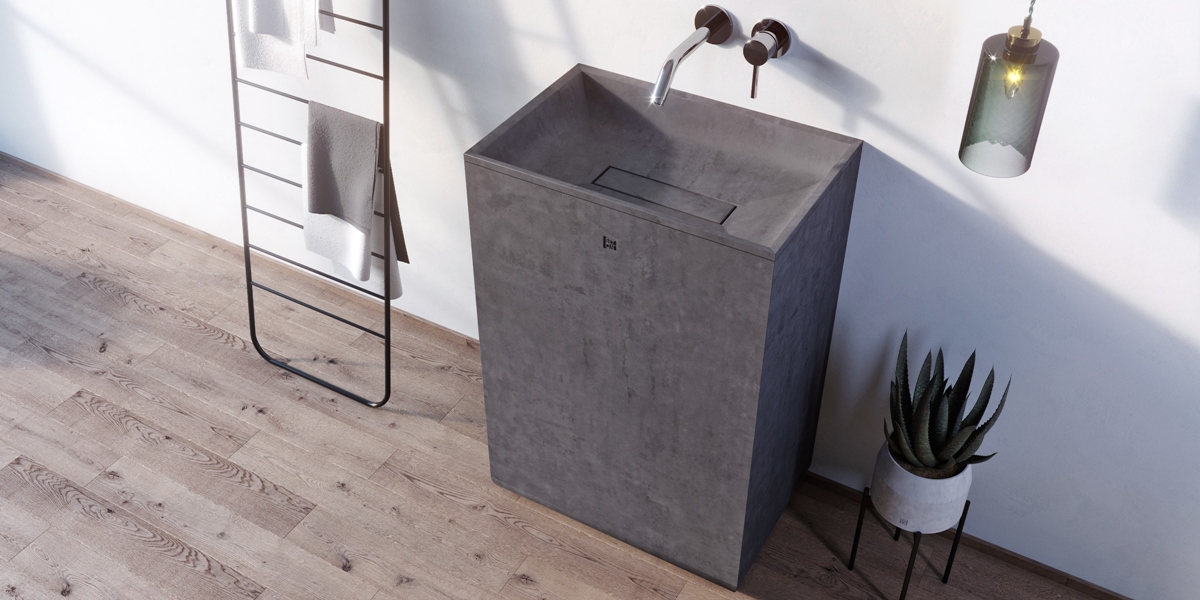 WB609OLIVKOVYJ Накладная раковина на столешницу  прямоугольная BetOn  - Вид №2