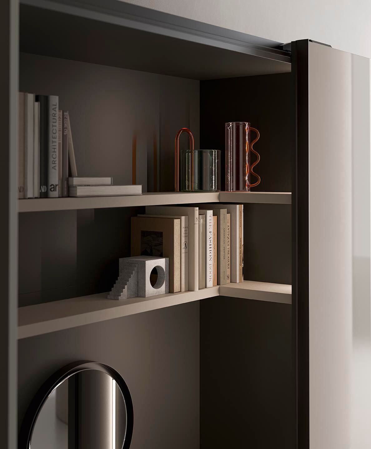 Шкафы с раздвижной дверью на створке Alf DaFrè покер ARCH-00073864 - Вид №2