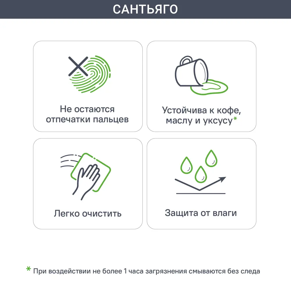 Фасад кухонный Сантьяго Delinia ID 44.7x76.5 см коричневый ЛДСП 82676482 STLM-0033774 - Вид №2