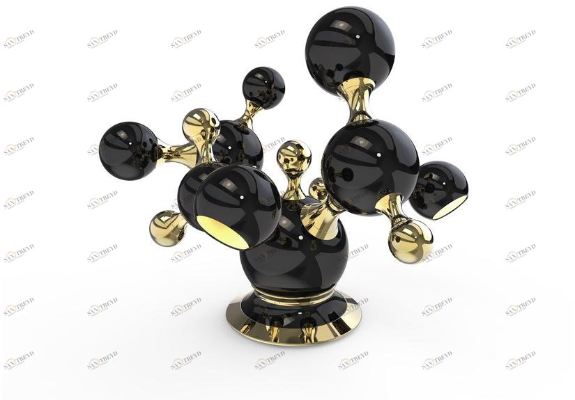 Delightfull Настольная лампа из металла Atomic sun-id-1505524