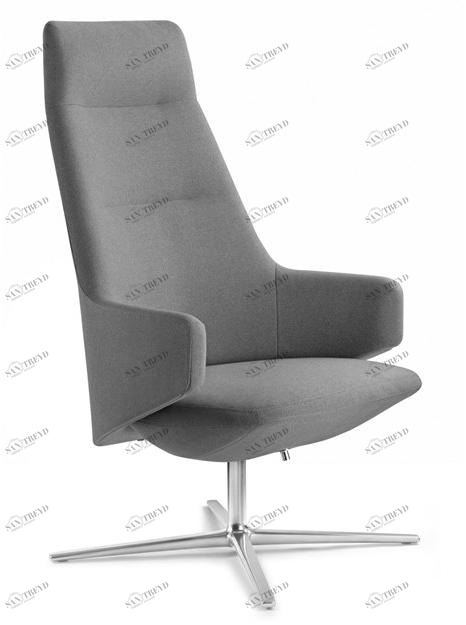 LD Seating Кресло для руководителя из ткани с подлокотниками Melody lounge Xl br-sys, f27-n6