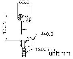 JUSTIME Ершик для унитаза с пластиковой подставкой Yes 6875-ws-81cp - Вид №1