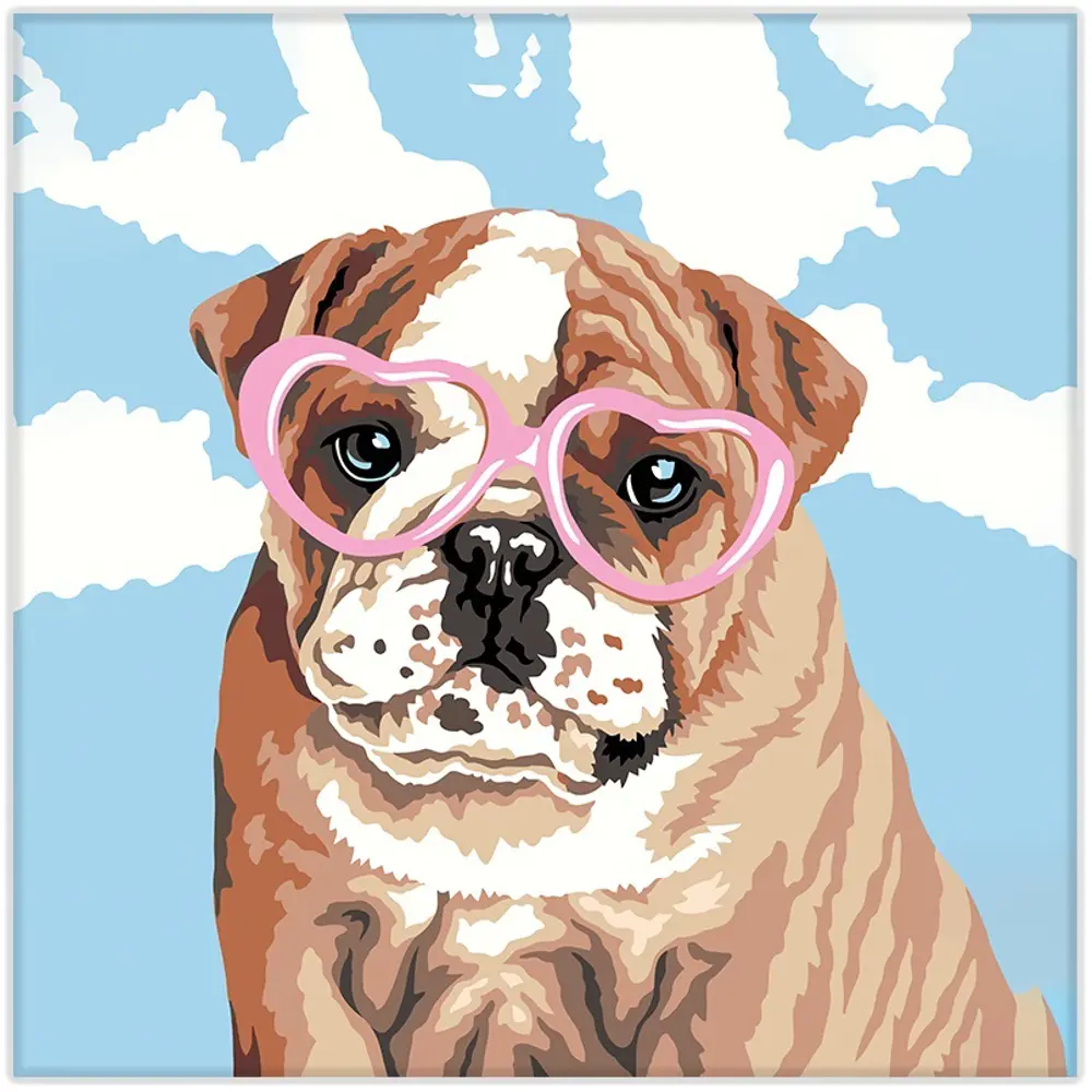 Картина на холсте Розовые очки 30x30 см FBRUSH STLM-2130904