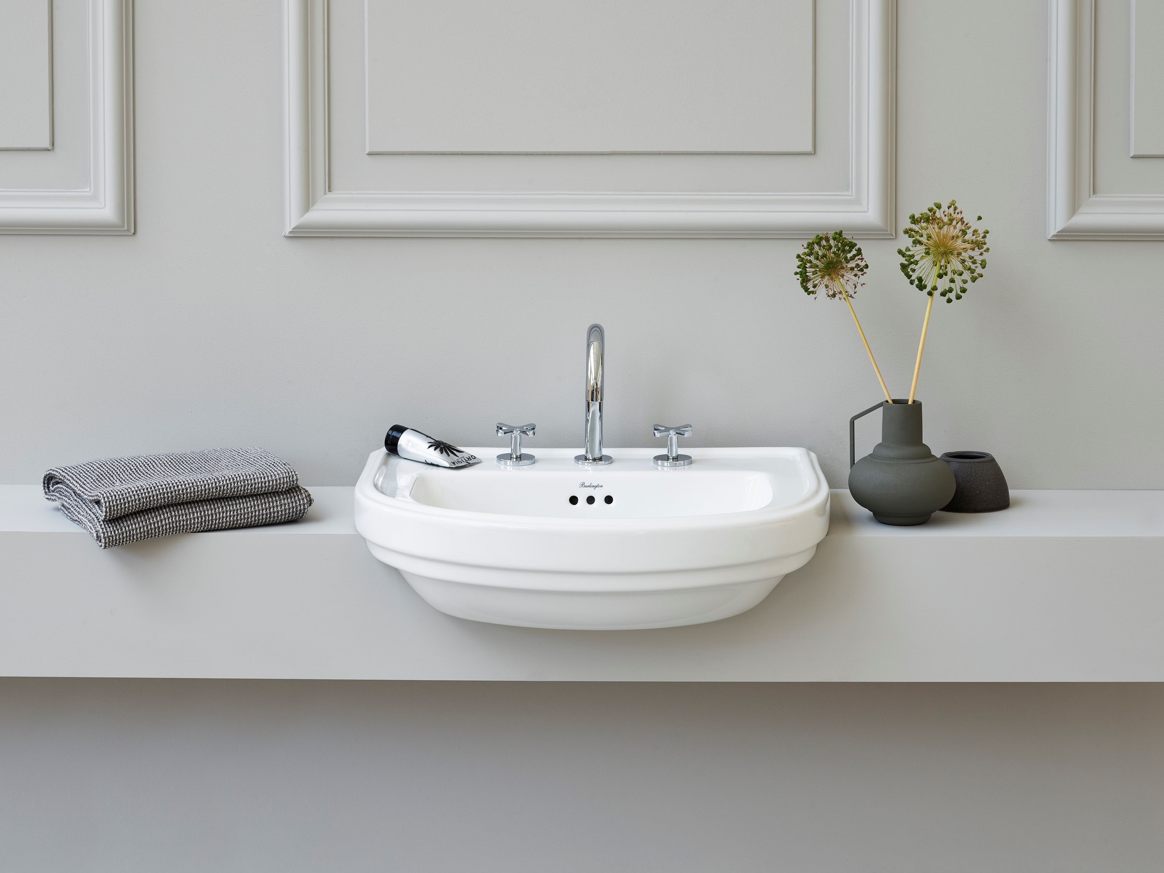 Встраиваемый умывальник в витрине Burlington RIVIERA ARCH-00149581 - Вид №4