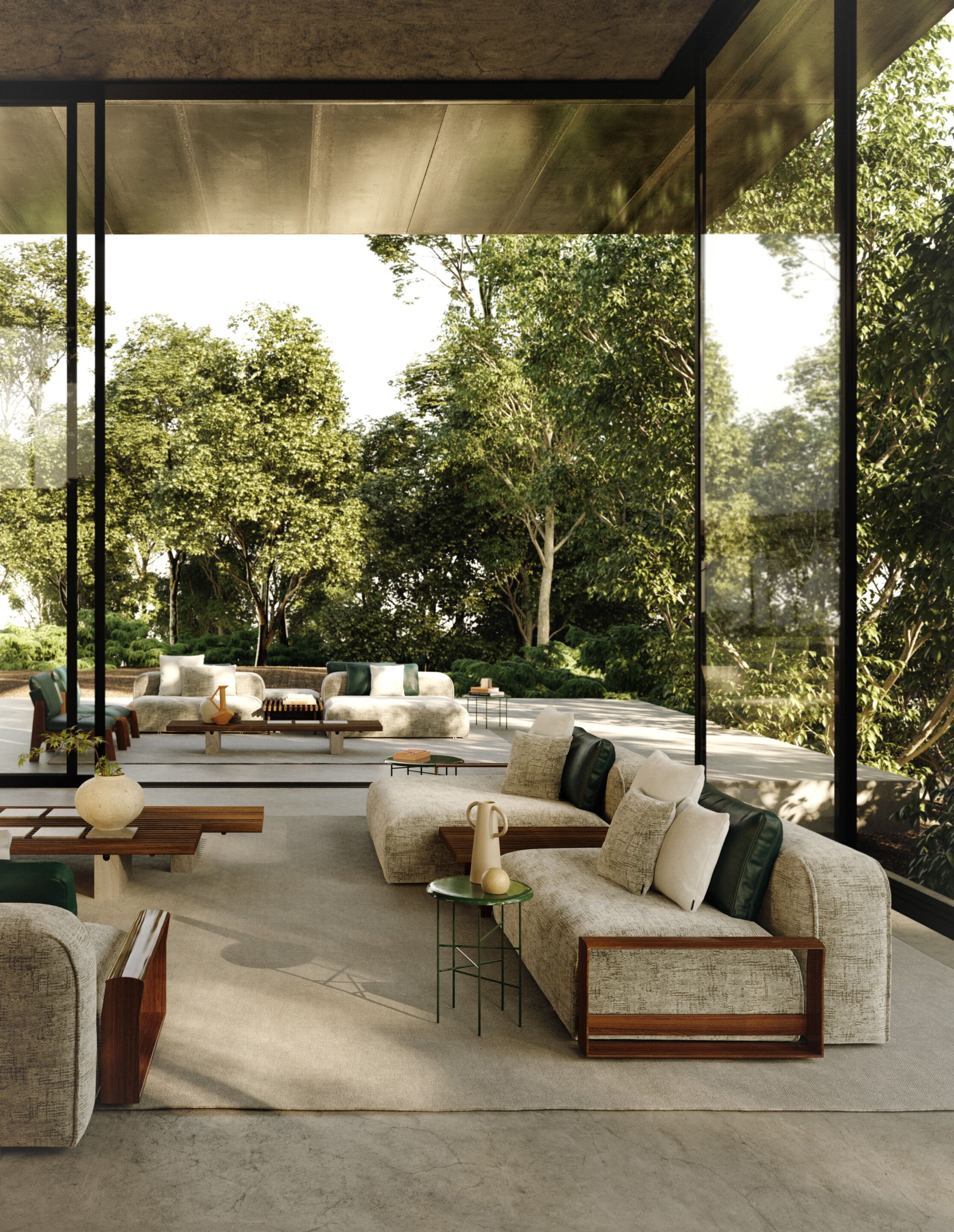 Алюминиевый круглый садовый столик Exteta 10th ARCH-00152827 - Вид №12