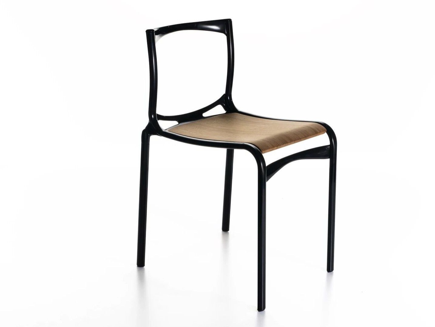 Алюминиевый стул с бамбуковым сиденьем Alias рамка ARCH-00095850