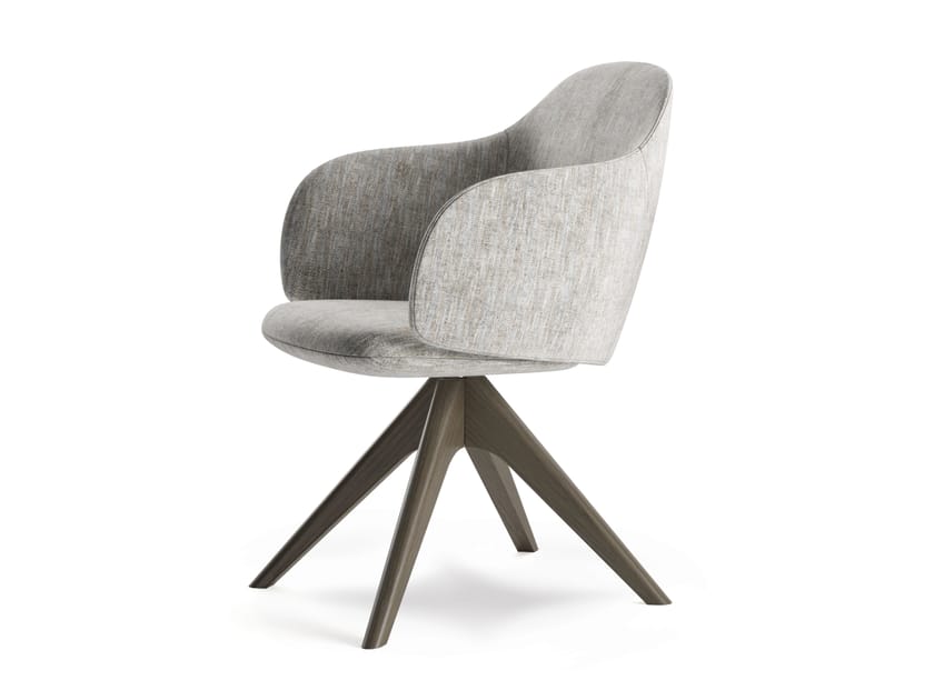 Тканевый стул с подлокотниками Innova Imbottiti Bloom ARCH-00114139