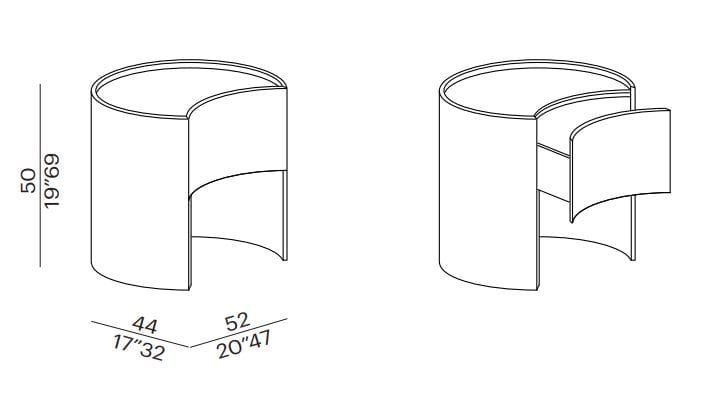 Деревянная тумбочка с ящиками Meridiani RONNY ARCH-00129576 - Вид №3
