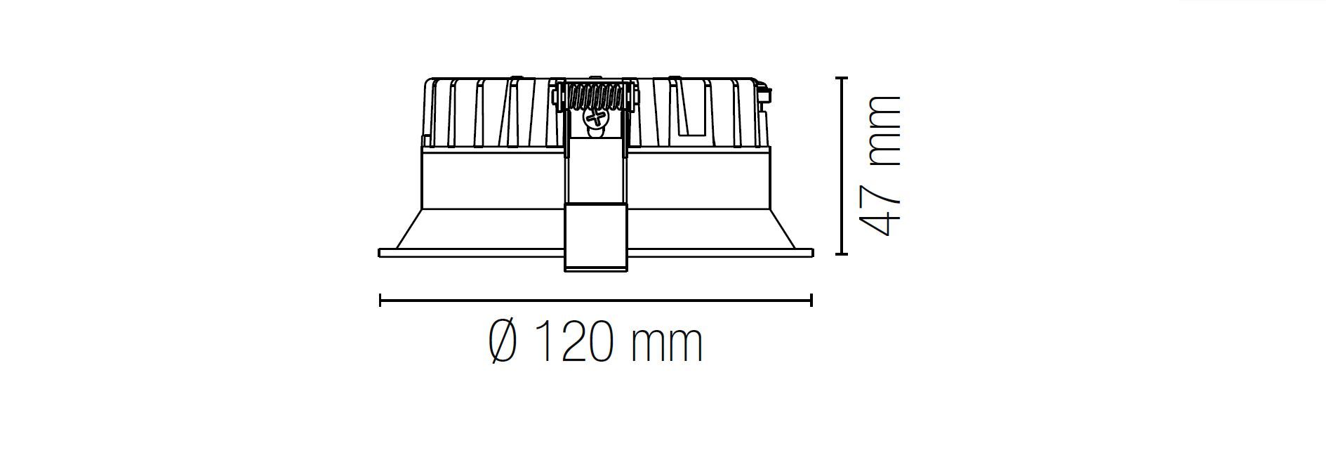 Литье под давлением алюминиевый утопленный круглый прожектор Fan Europe Lighting INTEC ARCH-00097938 - Вид №2