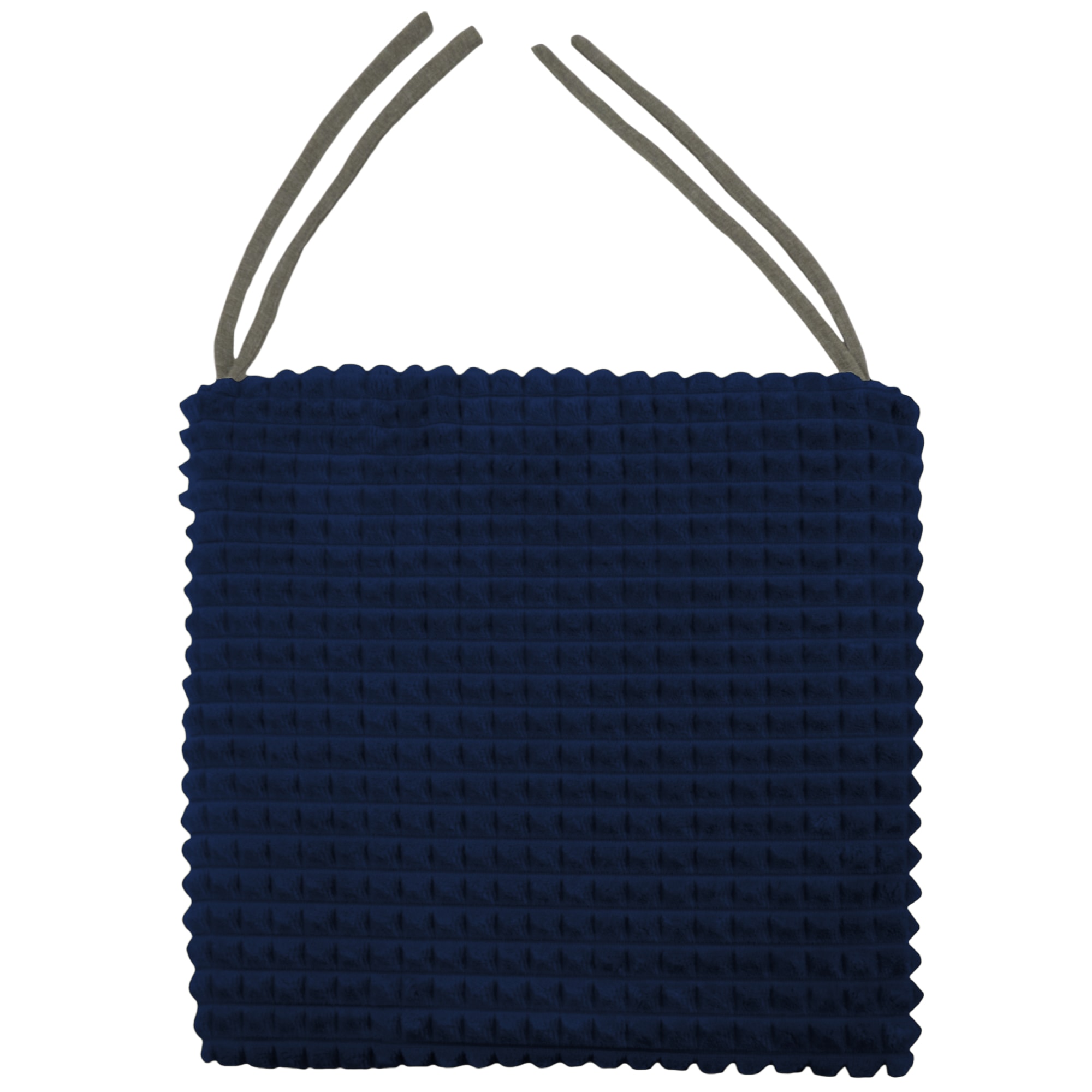 82234003 Галета для стула Плюш 40х40 см тёмно-синяя Santreyd 