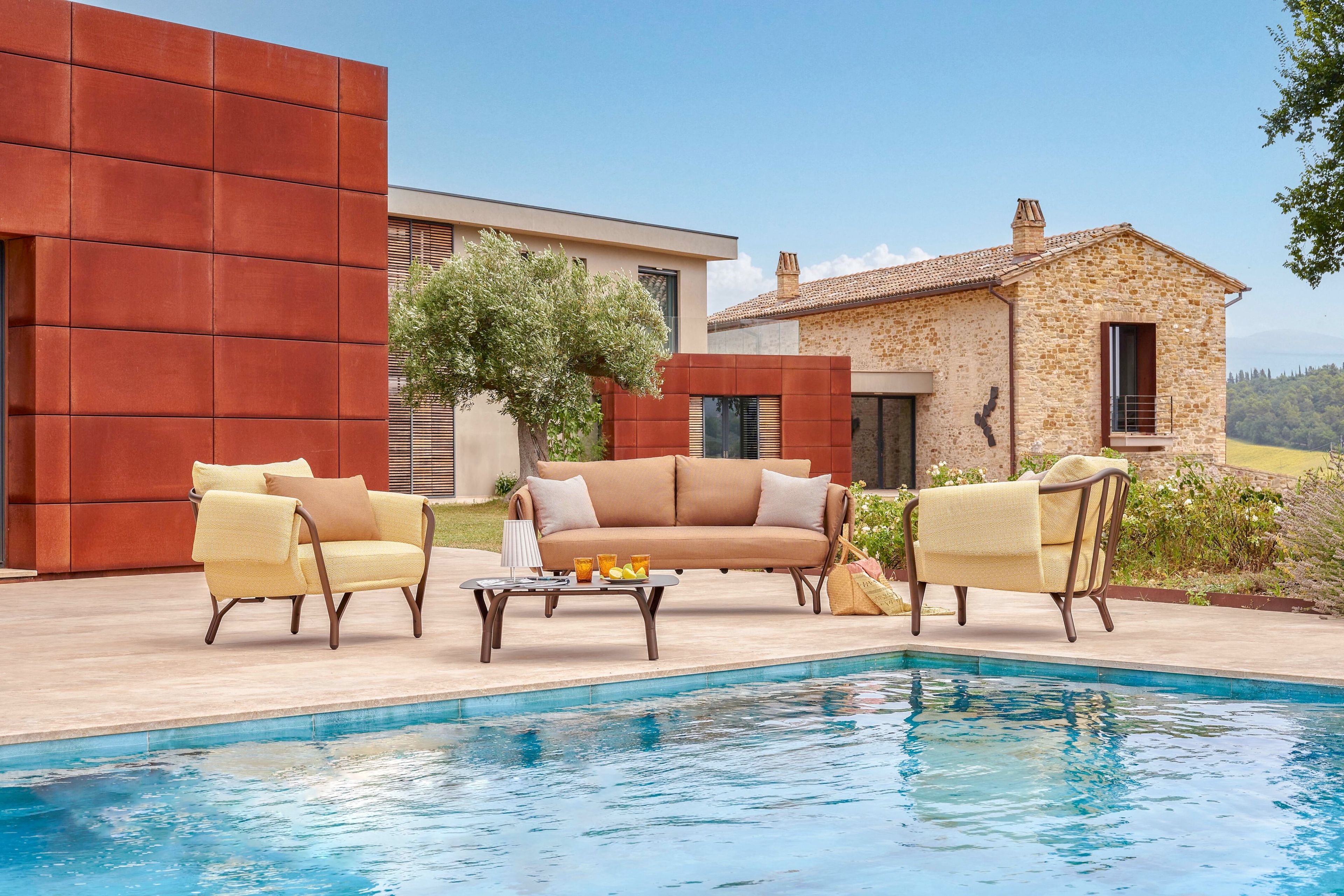 Тканевое садовое кресло с подлокотниками emu Angel ARCH-00120572 - Вид №4