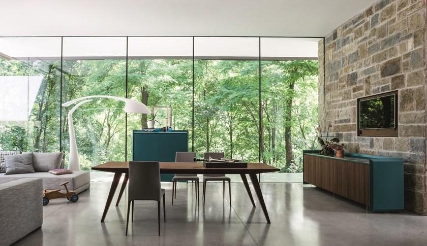 Dall'Agnese Прямоугольный раздвижной стол из дуба Slash sun-id-1488330 - Вид №1