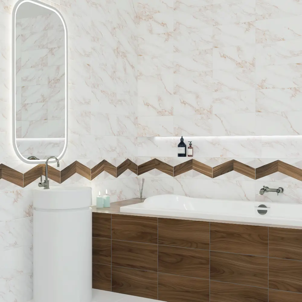Плитка настенная Mersey Wood3 A0554V24103 20x40 см 1.6 м² матовая цвет микс Santreyd STLM-2169082 - Вид №5