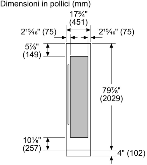 Siemens Встраиваемый винный шкаф со стеклянной дверцей класса а Iq700 Ci18wp03  - Вид №5