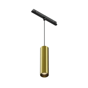 Трековый светильник подвесной Voltega Focus Twist светодиодный 12 Вт магнитный цвет черный регулируемый белый свет