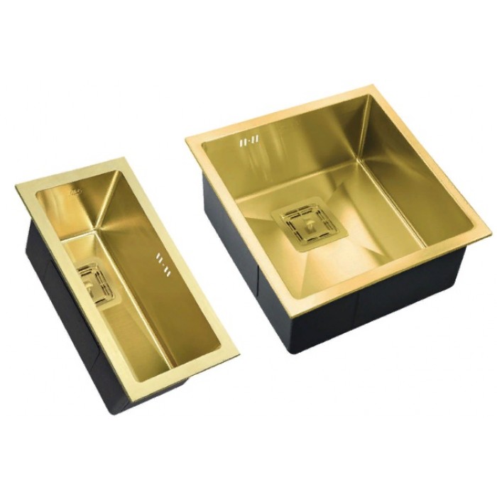 Zorg SZR 44G/2344 G Bronze Мойка кухонная прямоугольная Zorg  - Вид №1