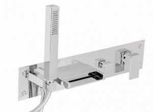 Rubinetteria Giulini Смеситель для ванны Waterfall с ручным душем Pablolux F9861-b1