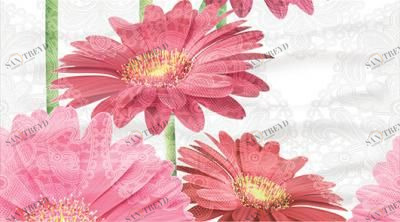 Декор Dec Gerbera Panno B 25х45 Ceradim sun-id-324768