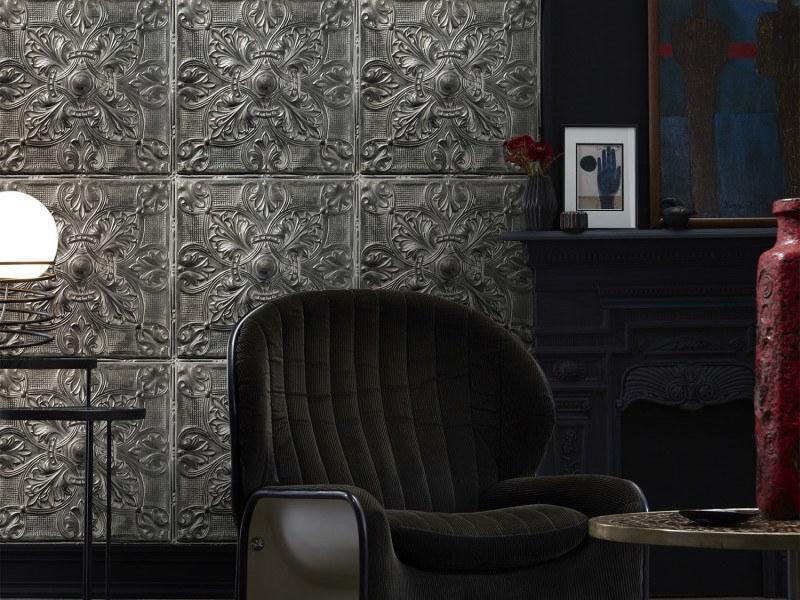 Koziel Моющиеся виниловые обои Tin tiles Ppv001d33x6  - Вид №4