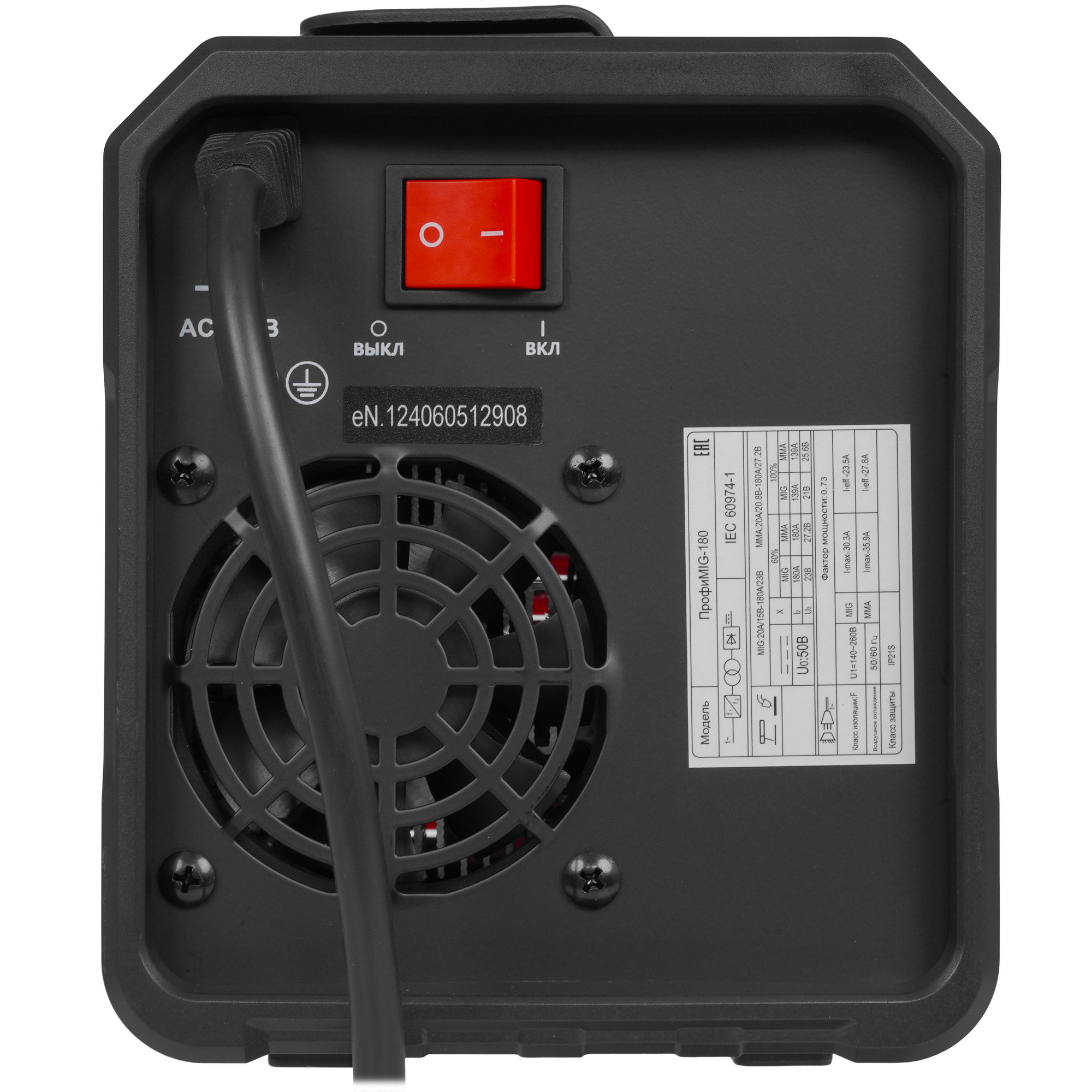 Сварочный аппарат Edon ПрофиMIG-180 5625334 STDN-0009862 - Вид №6