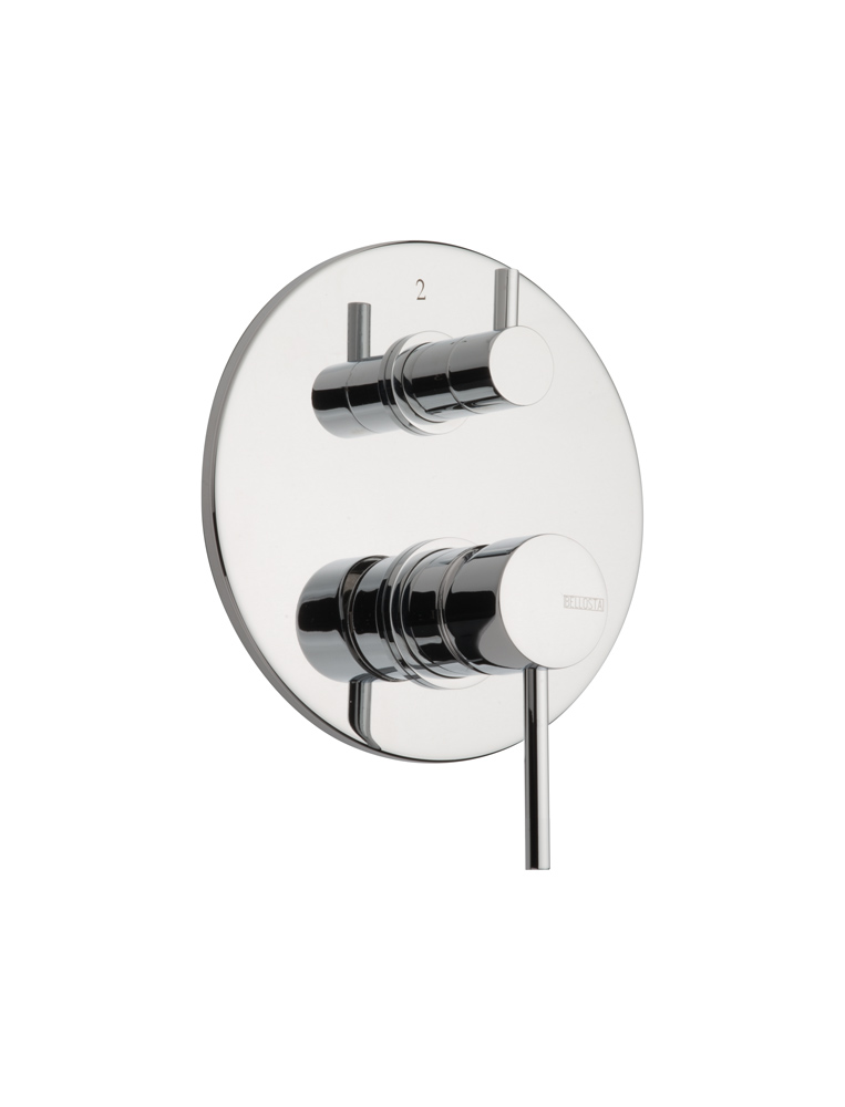 1200/2/04/E
+ 124034 Bellosta Rubinetterie ВСТРОЕННЫЙ СМЕСИТЕЛЬ С МЕХАНИЧЕСКИМ ДЕВИАТОРОМ НА 2 ВЫХОДА B 