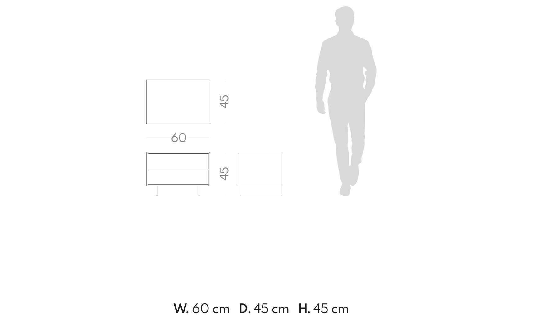 Деревянная тумбочка PRADDY Miller ARCH-00033784 - Вид №2