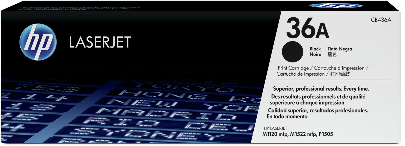 CB436A laserjet black print cartridge HP Santreyd 