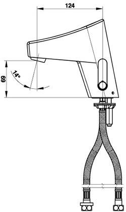 Порционный смеситель Presto Touch 56602 56602.0 - Вид №1