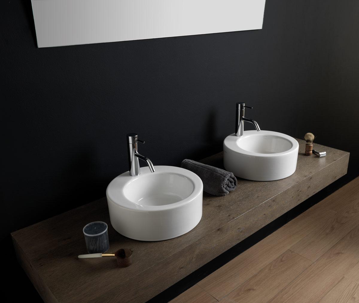 RILAV25 Накладная раковина на столешницу GSG CERAMIC Like - Вид №1