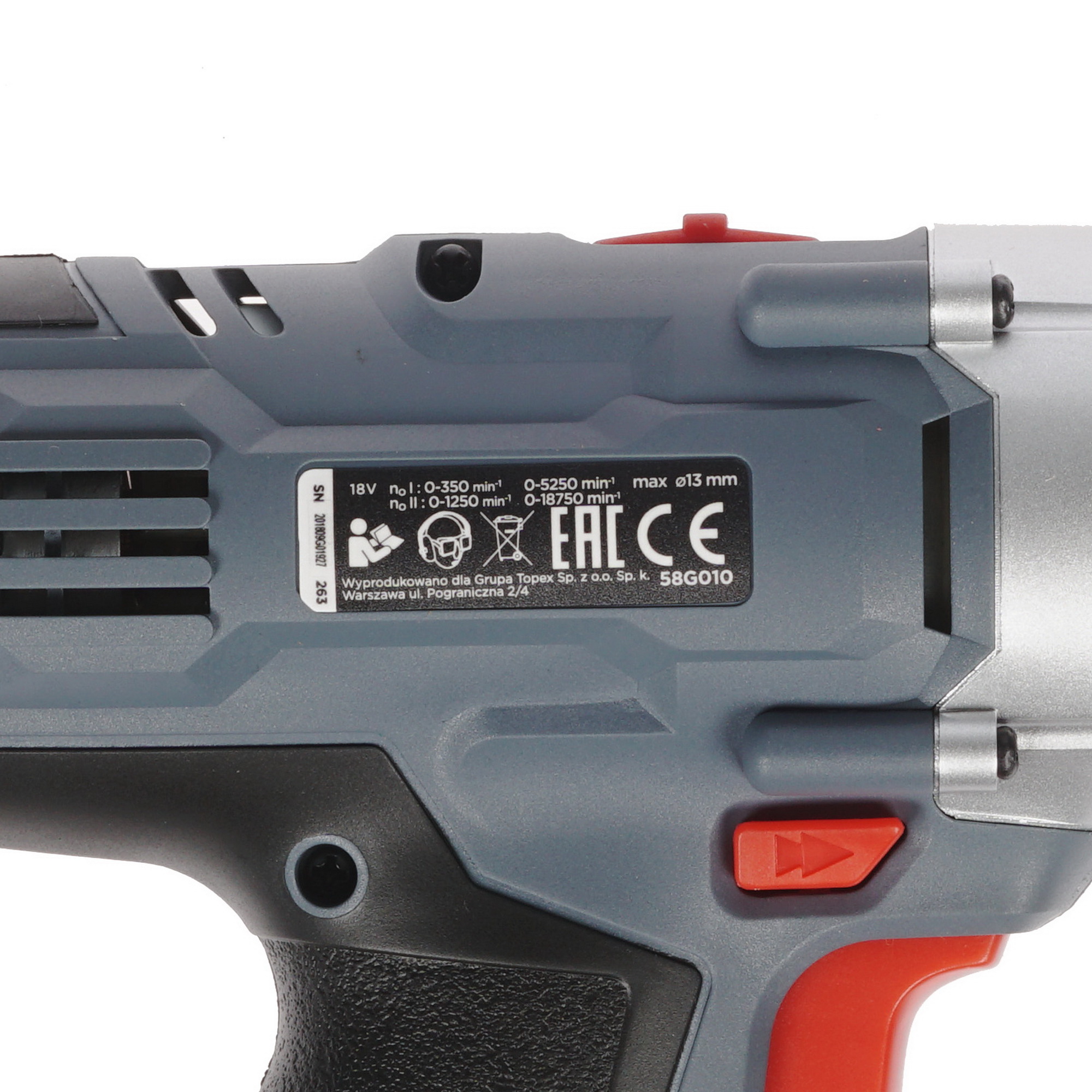 Дрель-шуруповерт GRAPHITE 58g010 "Без ЗУ и АКБ"   , Без ЗУ, Без АКБ 8118823 STDN-0072323 - Вид №2