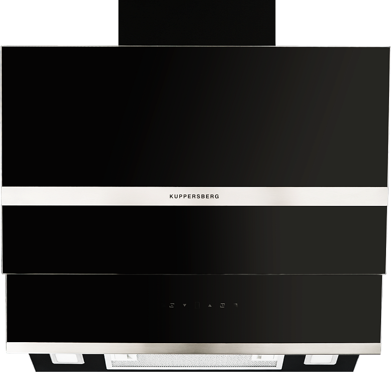 F 630 B Настенная вытяжка, ширина 60 см, отвод/рециркуляция, 850 м3/час, электронное сенсорное управление, таймер, 5 скоростей, светодиодное освещение 2х2 вт, металлические жироулавливающие фильтры, угольный фильтр kf-es (опция), 42-58 дб, система предупр Santreyd 