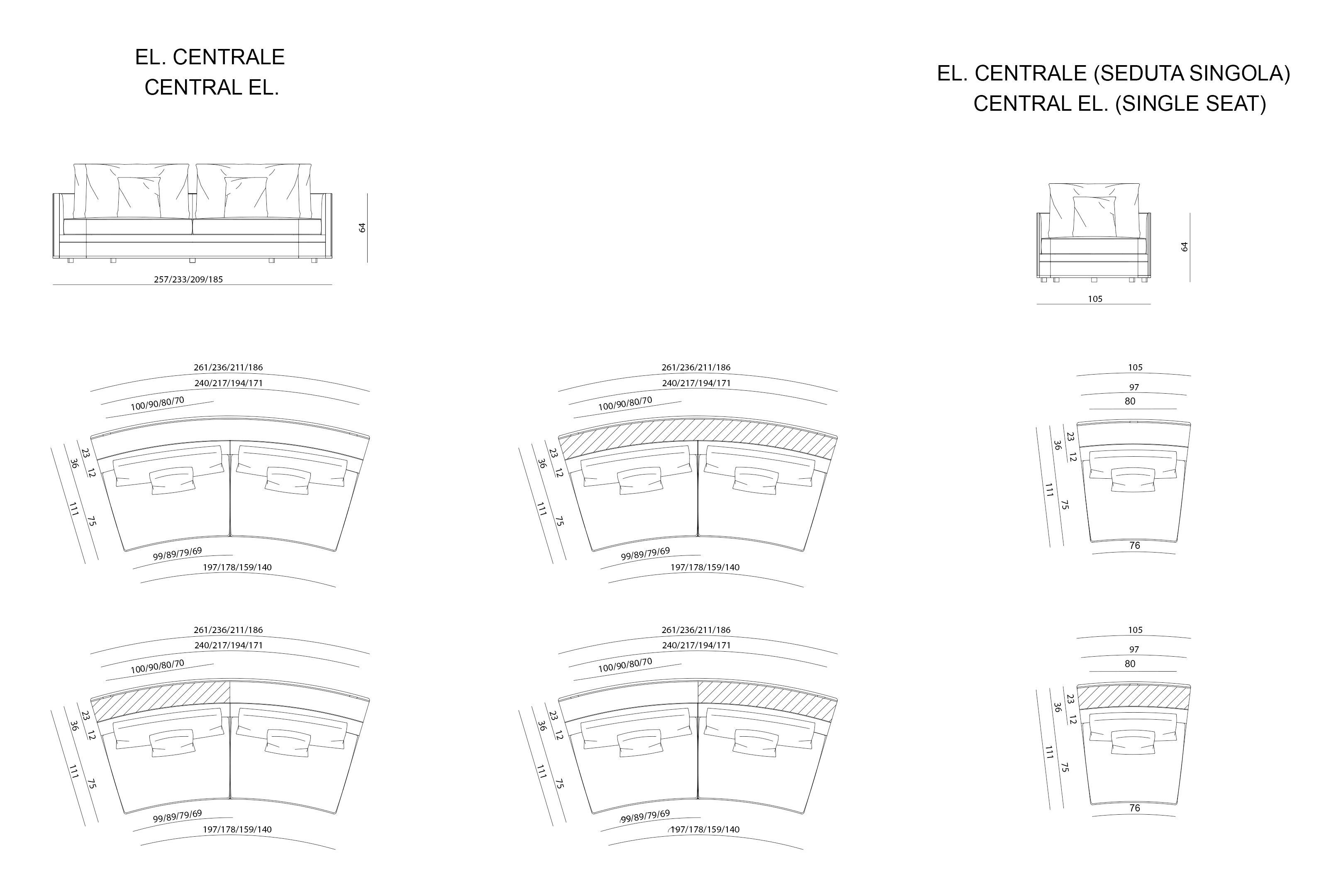 Кожаный модульный изогнутый диван Visionnaire Nomad ARCH-00108311 - Вид №16
