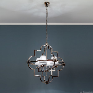 Frezia Light 1010/4 nickel/cotton люстра подвесная