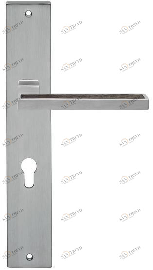 LINEA CALI' Латунная ручка на пластине в современном стиле Sintesi wengé sun-id-1348497