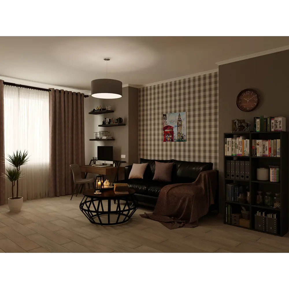 Плед «Bolero» 130х160 см флис цвет коричневый BELEZZA STLM-2103201 - Вид №3