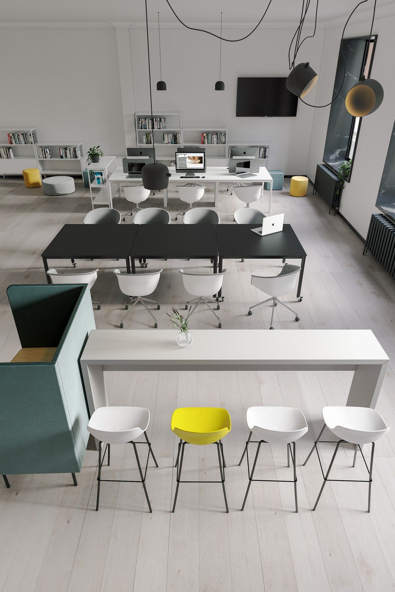 Офисное кресло из полипропилена с 4 спицами на насесте Grado Design ARCH-00033223 - Вид №2