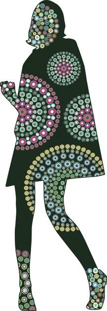 CONCEPTUWALL Декор из клейкой ткани Silhouettes sun-id-1391006 - Вид №1