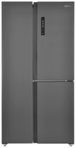 9185196 Холодильник Side by Side   ZUGEL ZRTD459XB черный