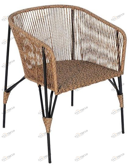 cbdesign Садовый стул из синтетического волокна с подлокотниками Lodz N068n1