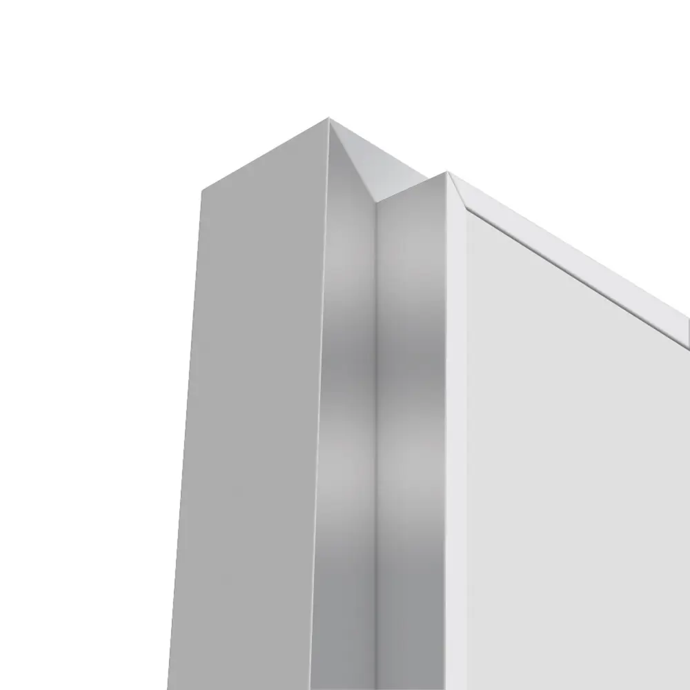 Дверь межкомнатная глухая обратного открывания Invisible 80x230 см левая цвет белый с замком 89383084 STLM-2098439 VELLDORIS  - Вид №1