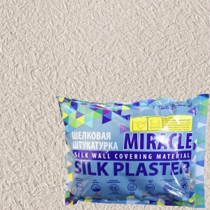 Жидкие обои Silk Plaster Миракл 1013Н 1.5 кг цвет белый