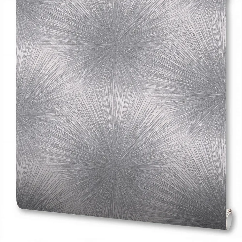 Флизелиновые обои NEW AGE Solar в серебристо-серых тонах с эффектом тиснения 87710960 STLM-0075188