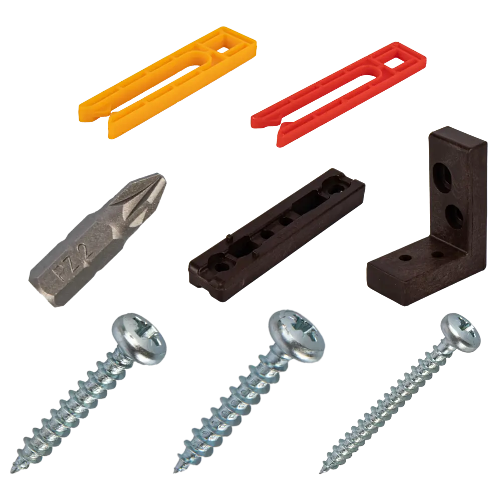 Гвозdeck Duet 90 — полный комплект для скрытого монтажа террасы 5м² 89372038 STLM-1573092