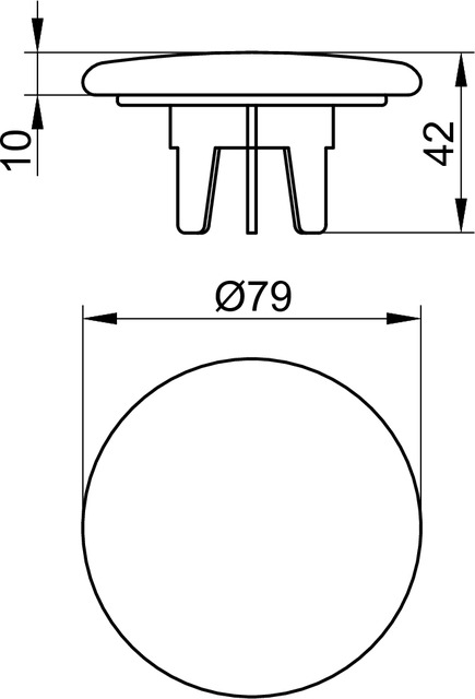 59990900001 Керамическая крышка для умывальника KEUCO Armaturenzubehör - Вид №2