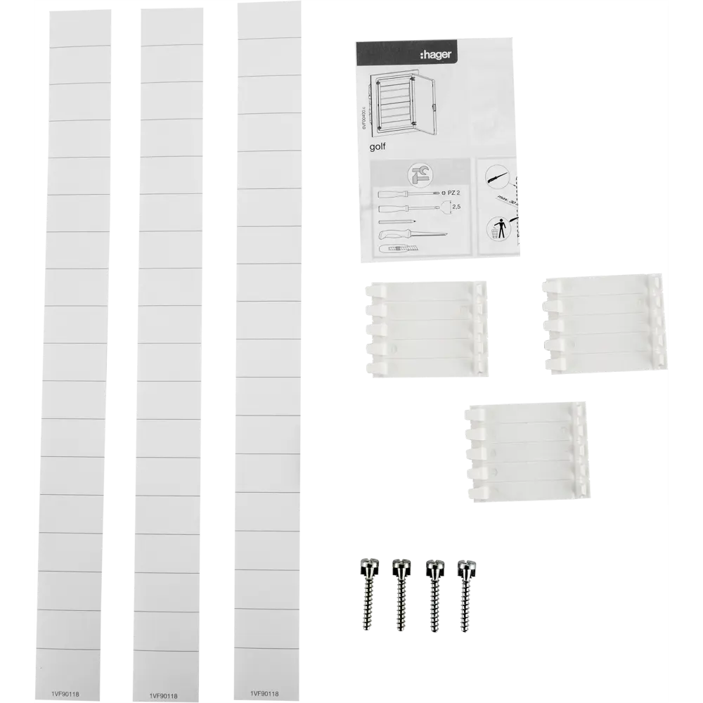 Щит распределительный встраиваемый Hager Golf VF318TD 54 модуля IP40 пластик STLM-2114471 - Вид №4