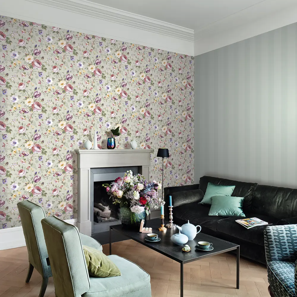 Обои флизелиновые Inspire серые 1.06 м 636963 STRIPE STLM-2151209 - Вид №3