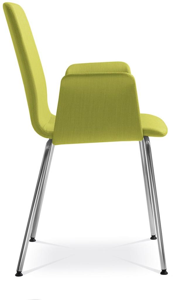 LD Seating Стул для конференций, обитый тканью, с подлокотниками Sunrise 152/br-n4 - Вид №2