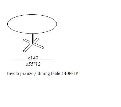 Круглый мраморный стол Meridiani ARCH-00102195 - Вид №5