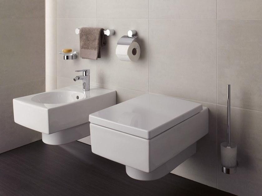 Emco Bad Держатель металлического рулона с крышкой Fino 8400 001 00 - Вид №1